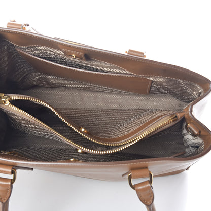 Prada Saffiano Lux Medium Tote Caramel 5 of 13