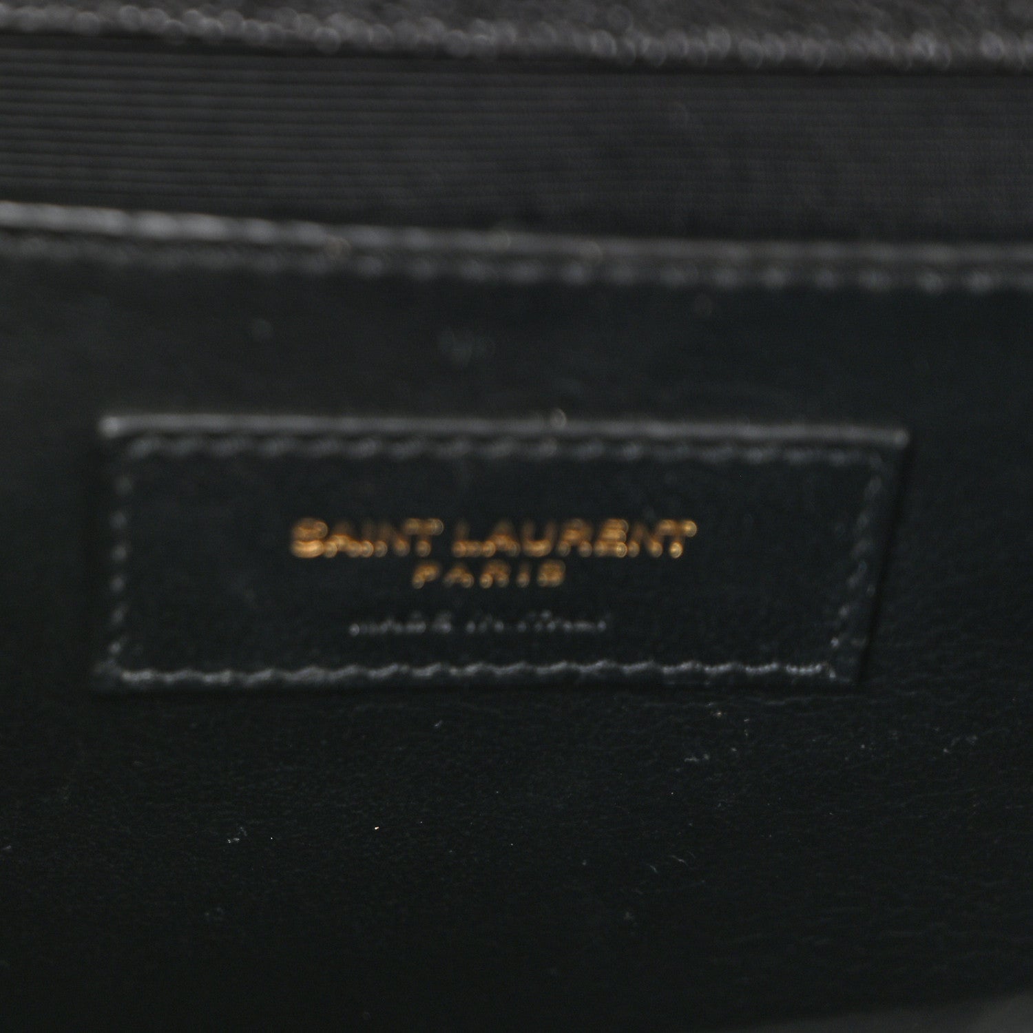 Saint Laurent Grain De Poudre Textured Mixed Matelasse Triquilt Medium Monogram Satchel Black 11 of 14