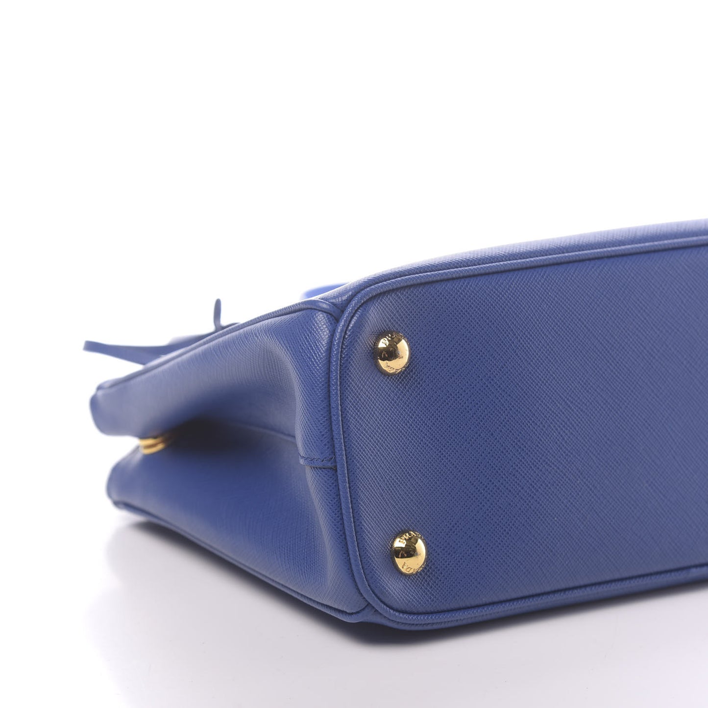 Saffiano Mini Galleria Double Zip Tote Bleuette