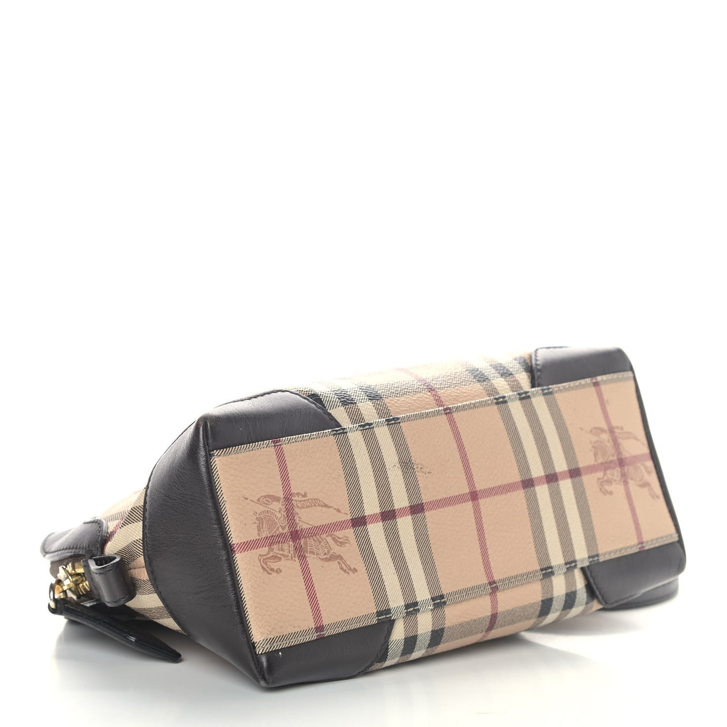 Haymarket Check Small Primrose Crossbody Bag Chocolate
