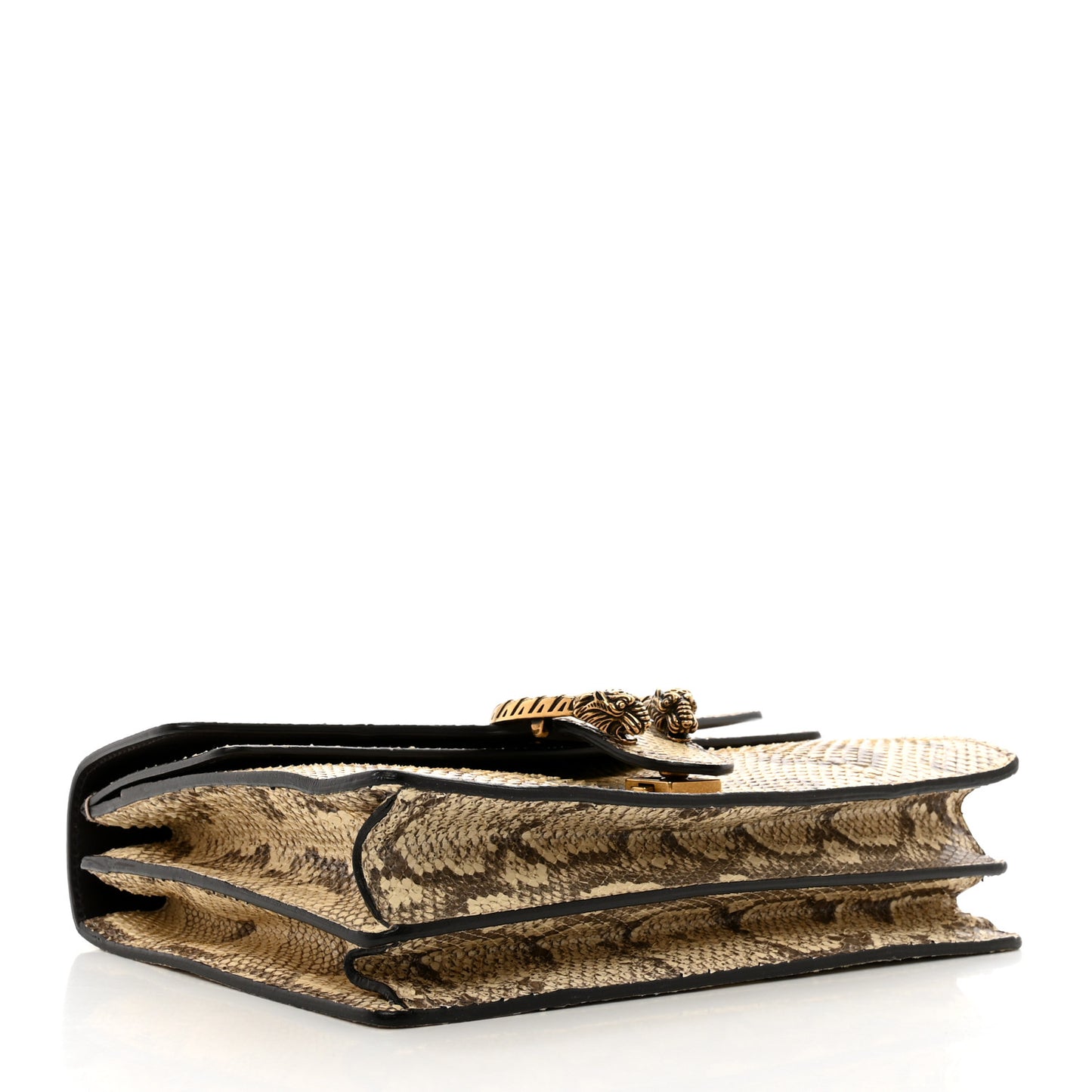 Snakeskin Web Medium Dionysus Shoulder Bag Natural