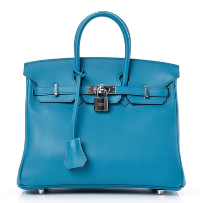 Hermes Swift Birkin 25 Bleu Zanzibar 1 of 35