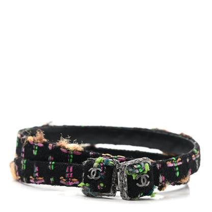 Chanel Tweed CC Belt 80 32 Black Multicolor 1 of 4