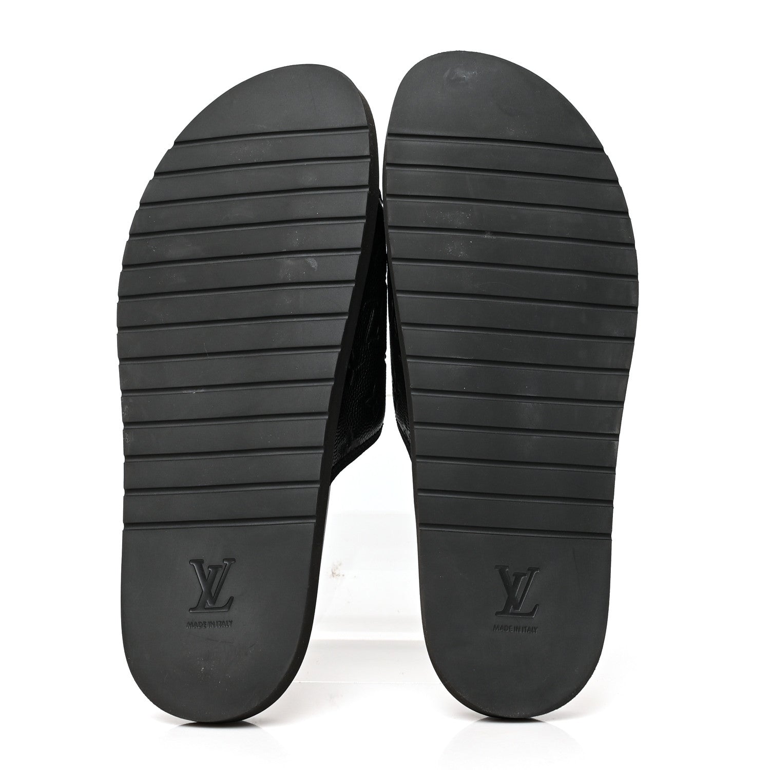 Louis Vuitton X NBA Calfskin Monogram Embossed Miami Mule 11 Black 5 of 7