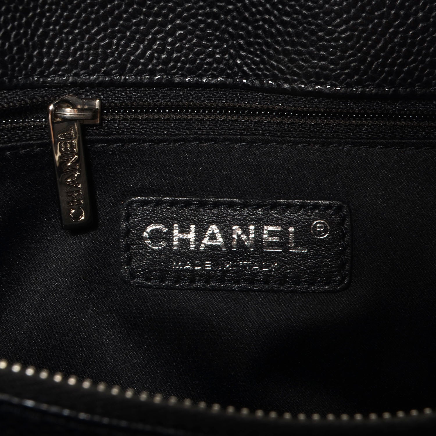 Chanel Caviar Grand Shopping Tote GST Black 7 of 8
