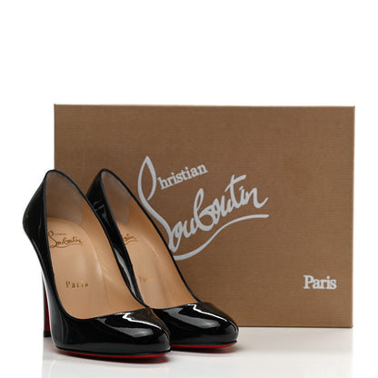 Christian Louboutin Patent Fifille 100 Pumps 35 Black 8 of 8