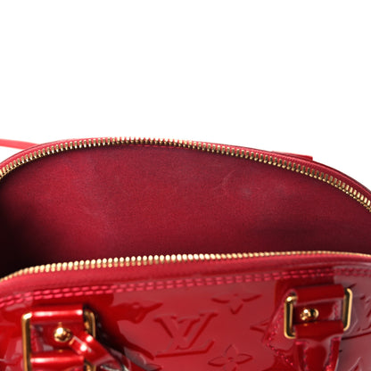 Louis Vuitton Vernis Alma BB Pomme D'Amour 9 of 10