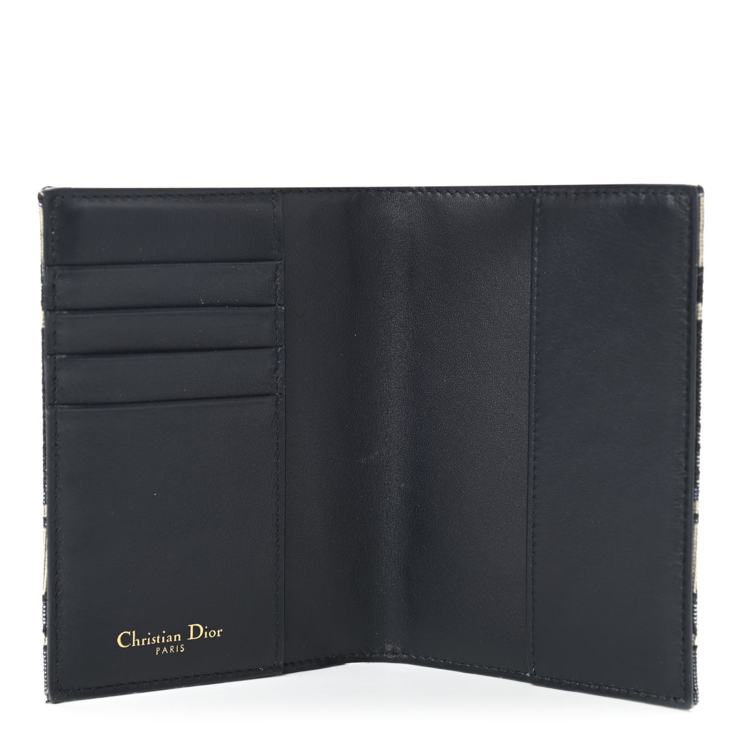 Oblique Passport Holder Blue