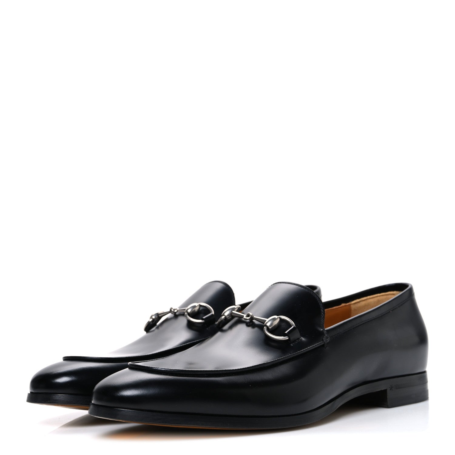 Gucci Betis Glamour Calfskin Mens Jordaan Loafers 11.5 Black 4 of 12
