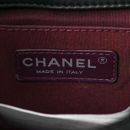 Chanel Lambskin Chevron Quilted Medium Boy Flap Black 6 of 11