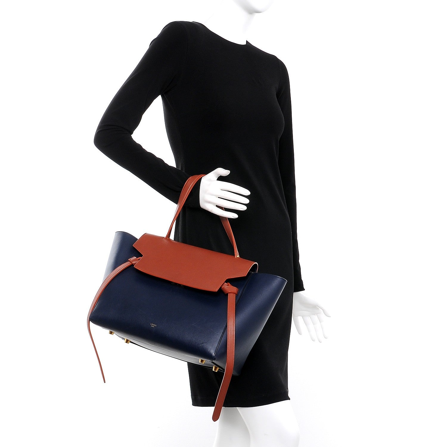 Celine Smooth Calfskin Small Belt Bag Midnight 2 of 8