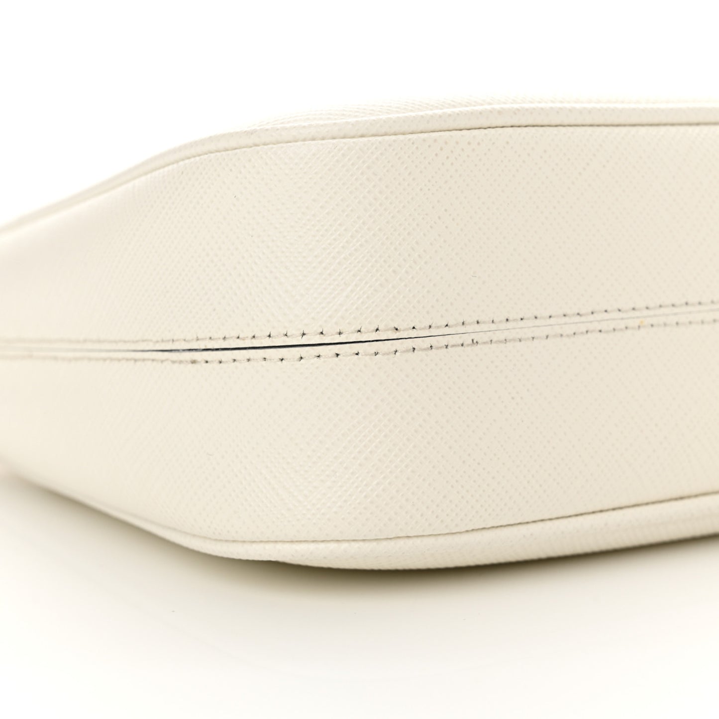 Saffiano Lux Mini Re-Edition Shoulder Bag White
