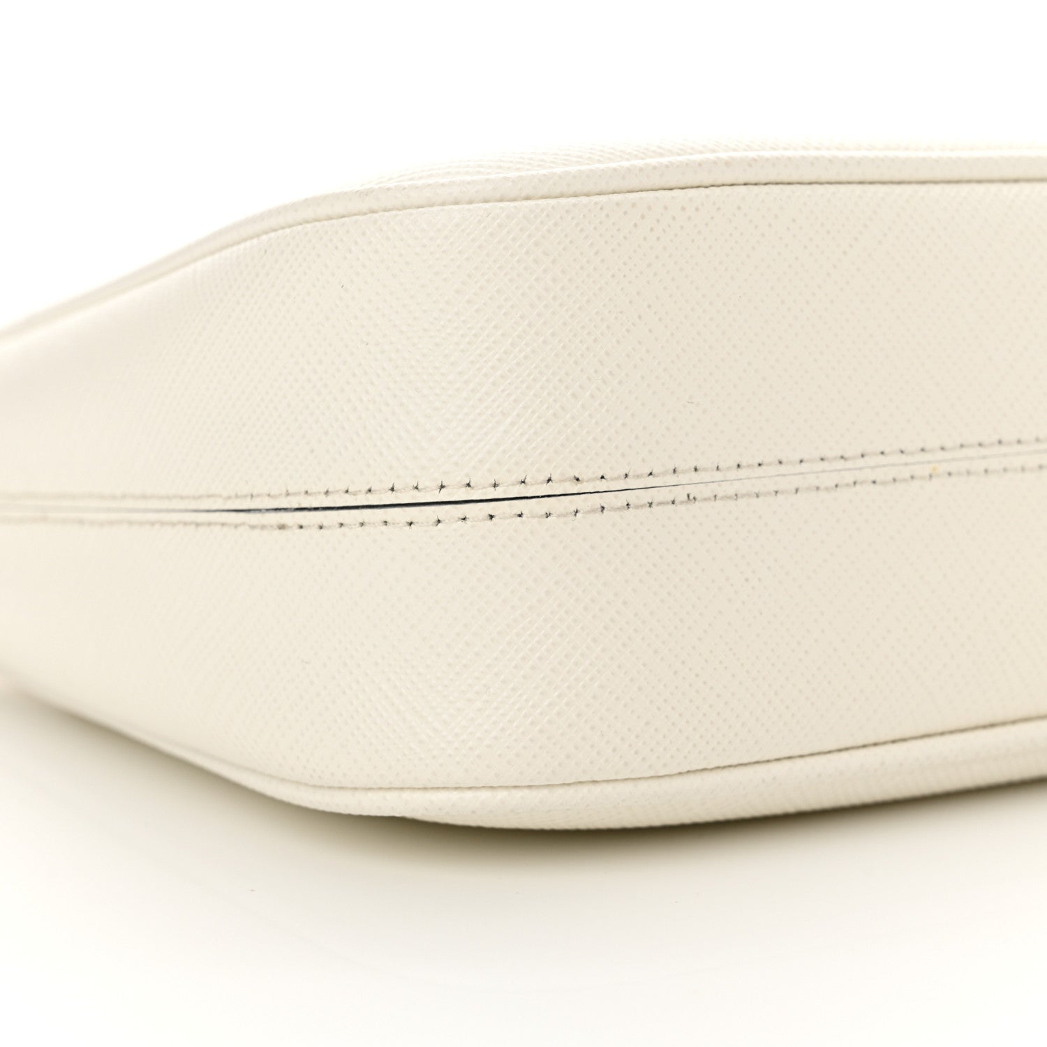 Prada Saffiano Lux Mini Re-Edition Shoulder Bag White 9 of 13