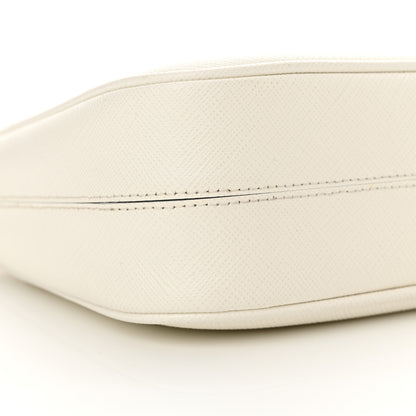 Prada Saffiano Lux Mini Re-Edition Shoulder Bag White 9 of 13
