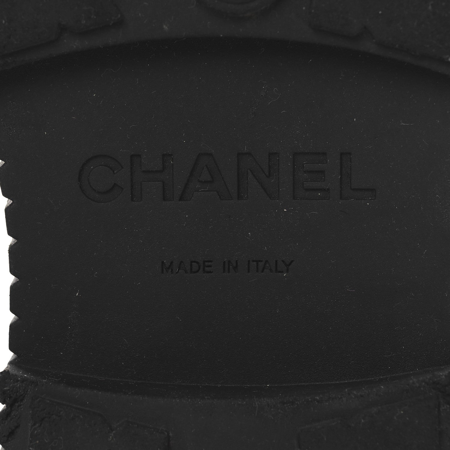 Chanel Calfskin Grosgrain Quilted Lace Up Boots 35 Black Grey 8 of 9