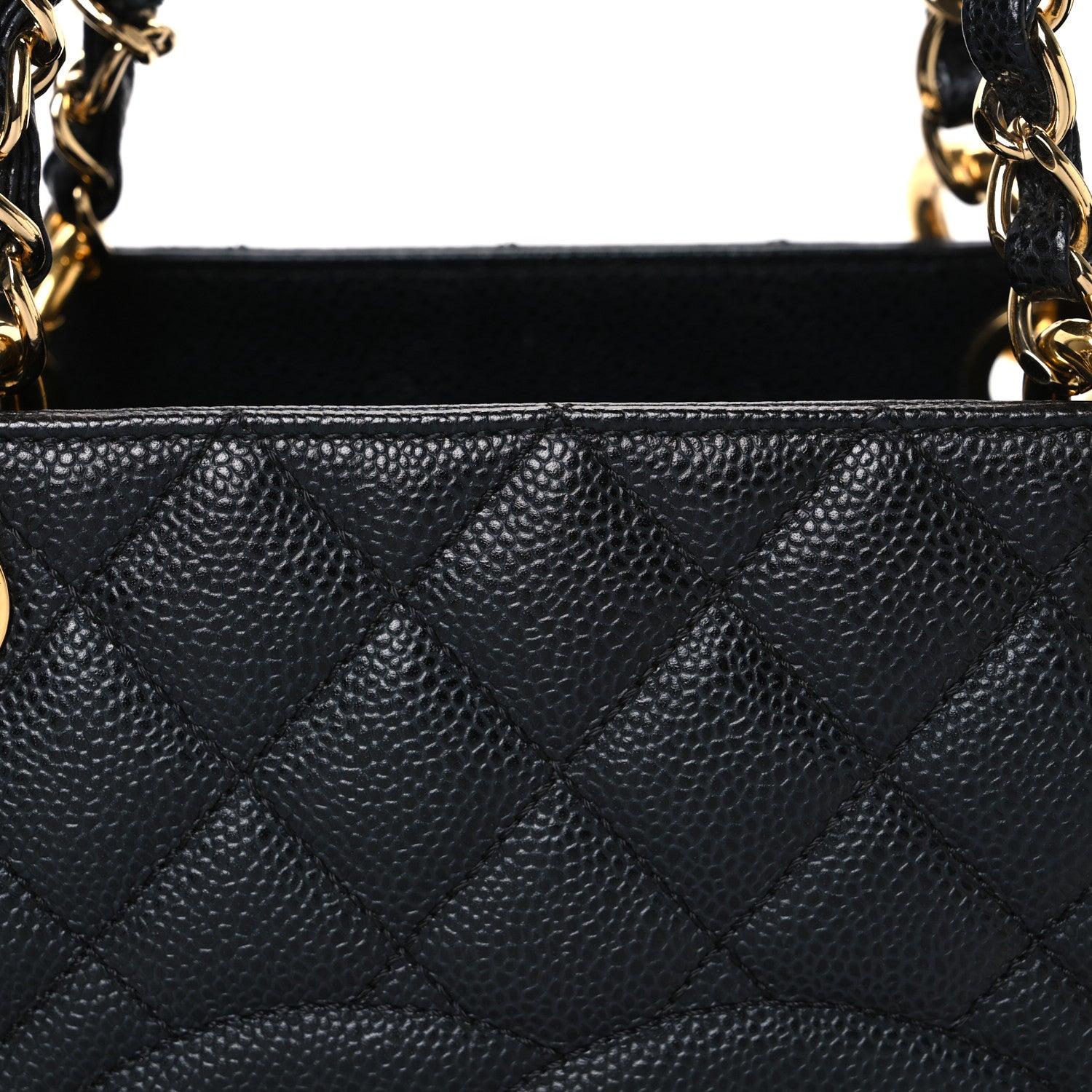 Chanel Caviar Quilted Grand Shopping Tote GST Black 9 of 12