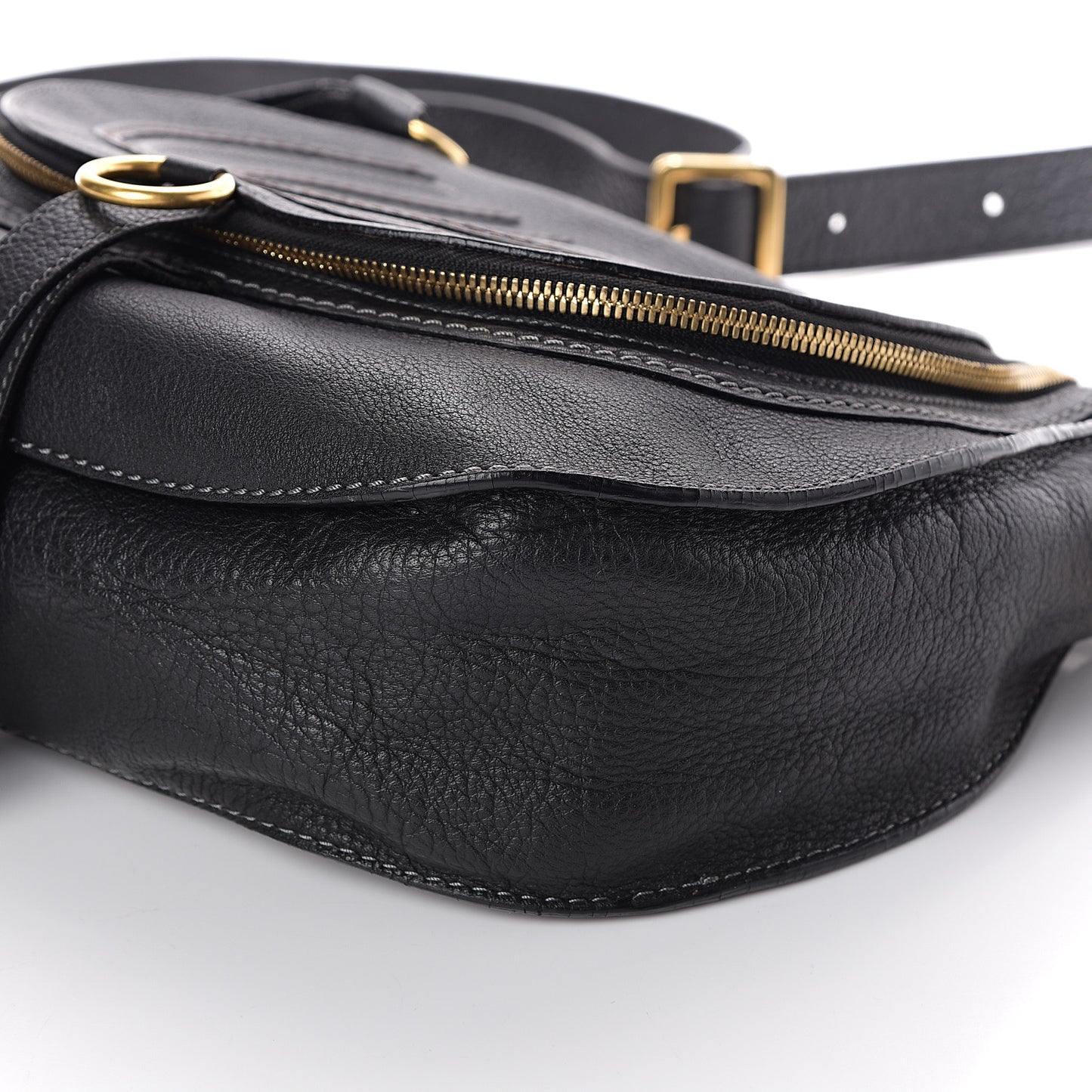 Calfskin Medium Marcie Crossbody Bag Black