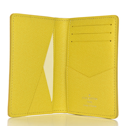 Louis Vuitton Damier Graphite Logo Pocket Organizer Yellow 5 of 7