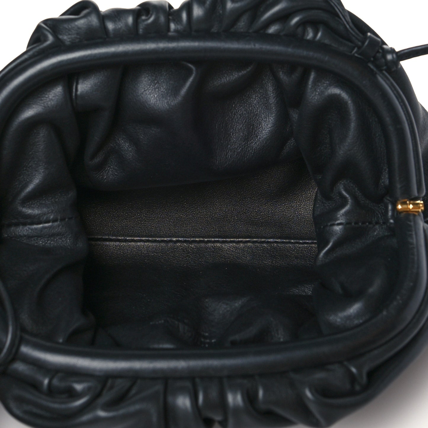 Butter Calfskin The Mini Pouch Black