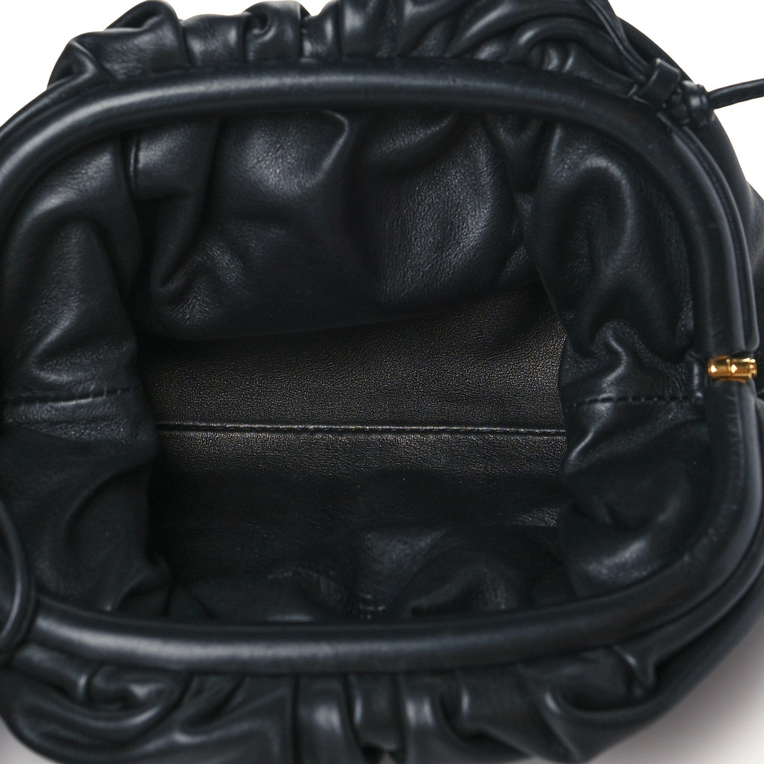 Bottega Veneta Butter Calfskin The Mini Pouch Black 5 of 10