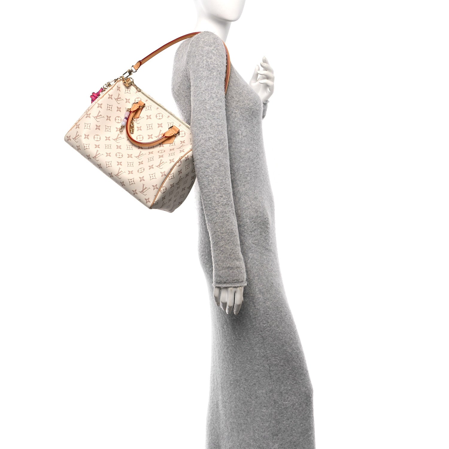 Louis Vuitton Monogram Dune Lucky Speedy Soft 30 Pink 2 of 9
