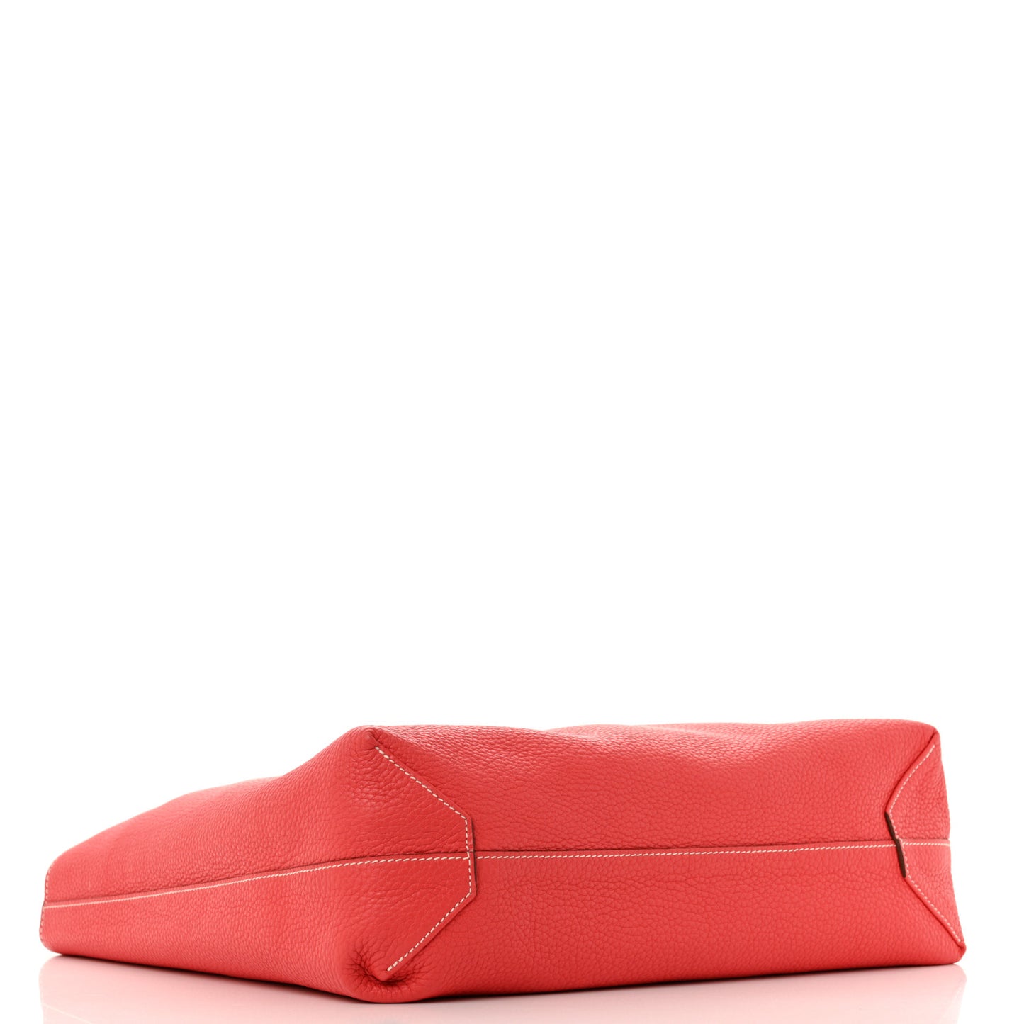 Taurillon Clemence Double Sens 45 Reversible Tote Rubis Bougainvillea