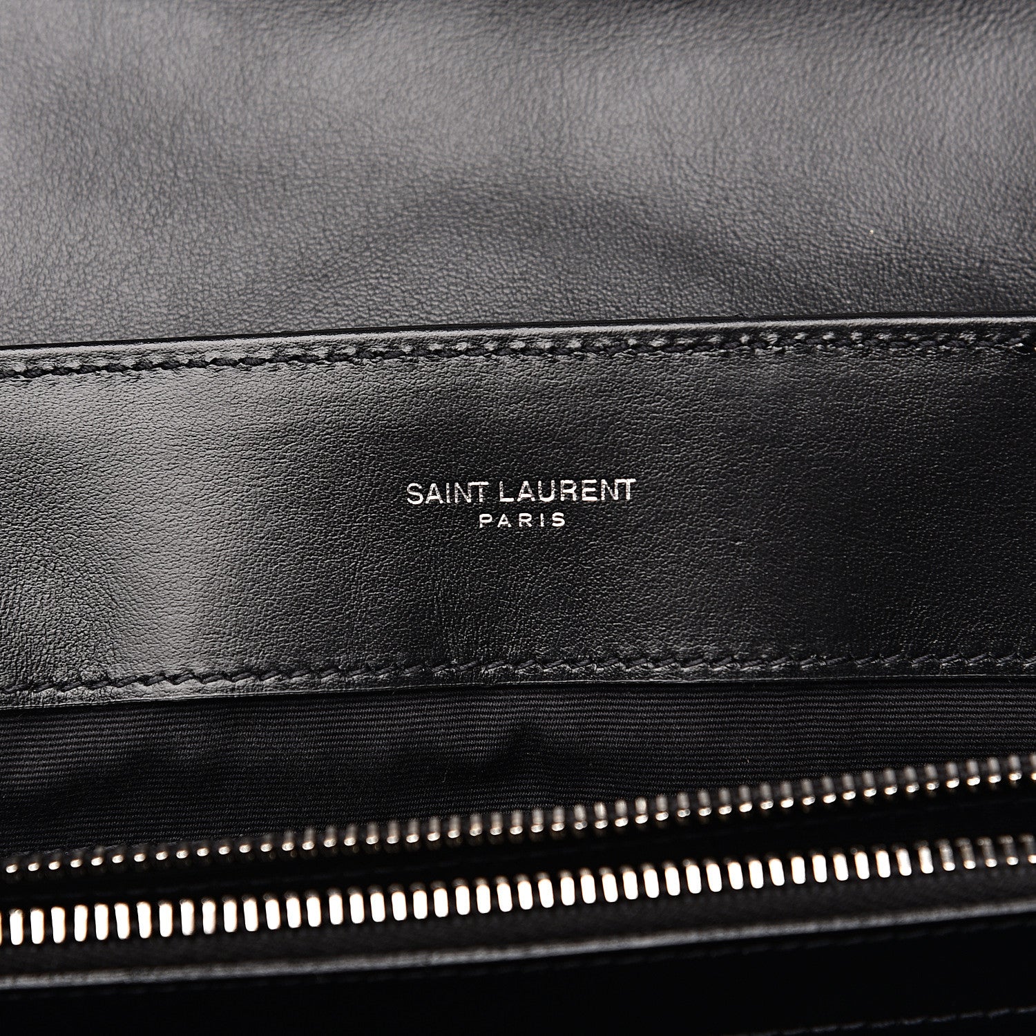 Saint Laurent Calfskin Y Quilted Monogram Medium Loulou Chain Satchel Black 5 of 11