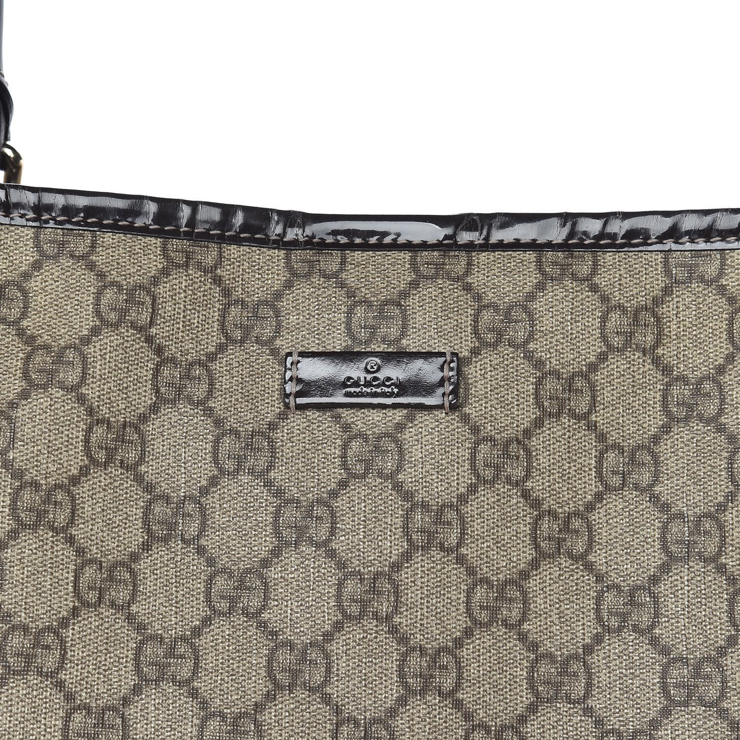 GG Plus Monogram Medium Joy Tote Dark Brown