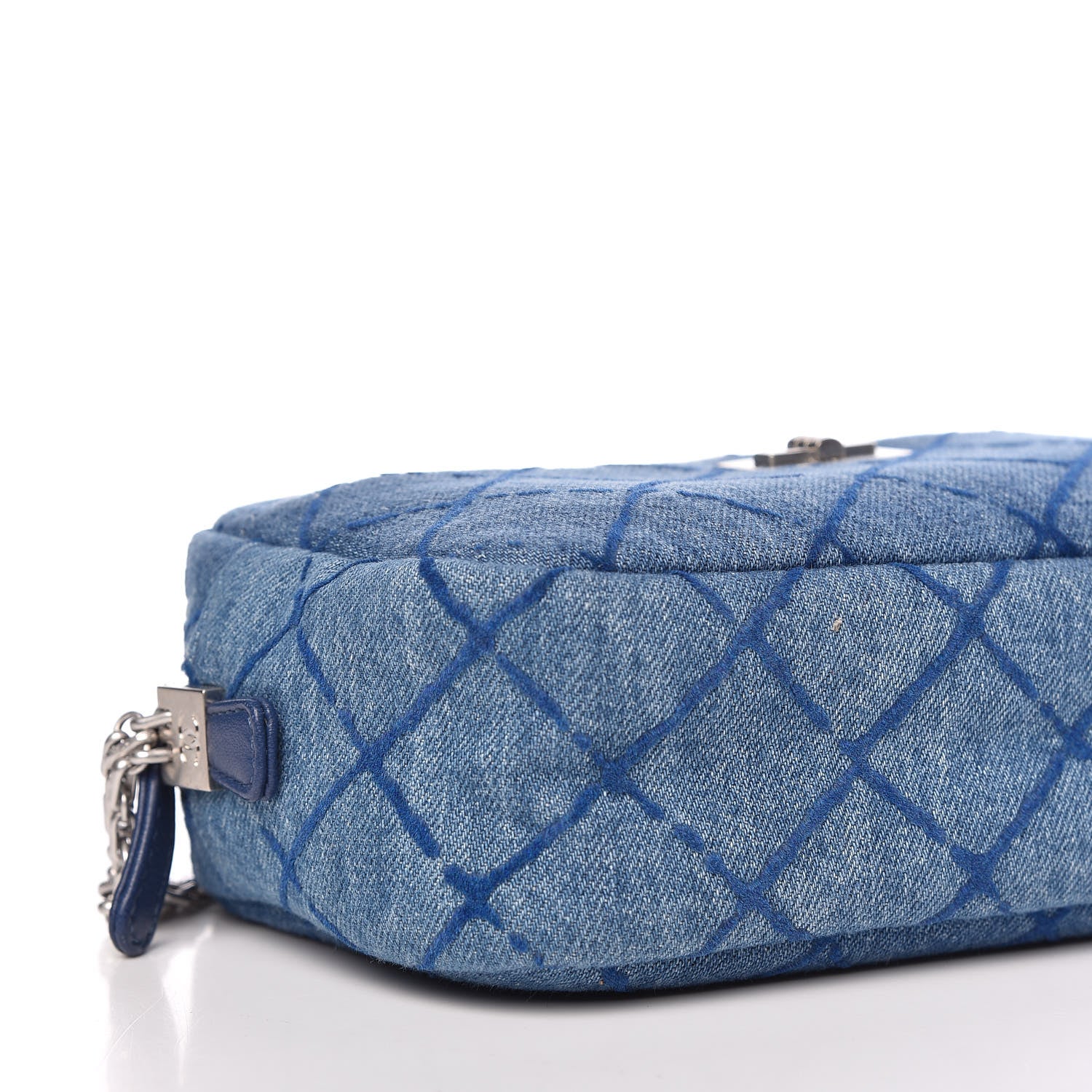 Chanel Denim Mini Reissue Camera Case Blue 8 of 9