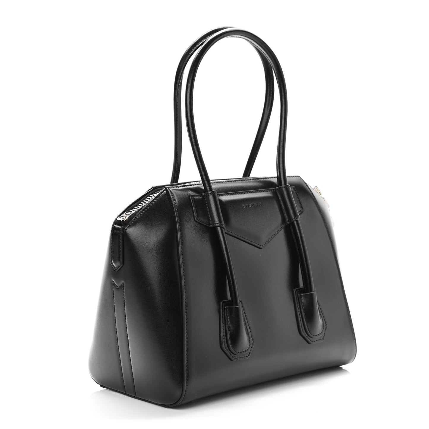 Box Calfskin Medium Lock Antigona Black