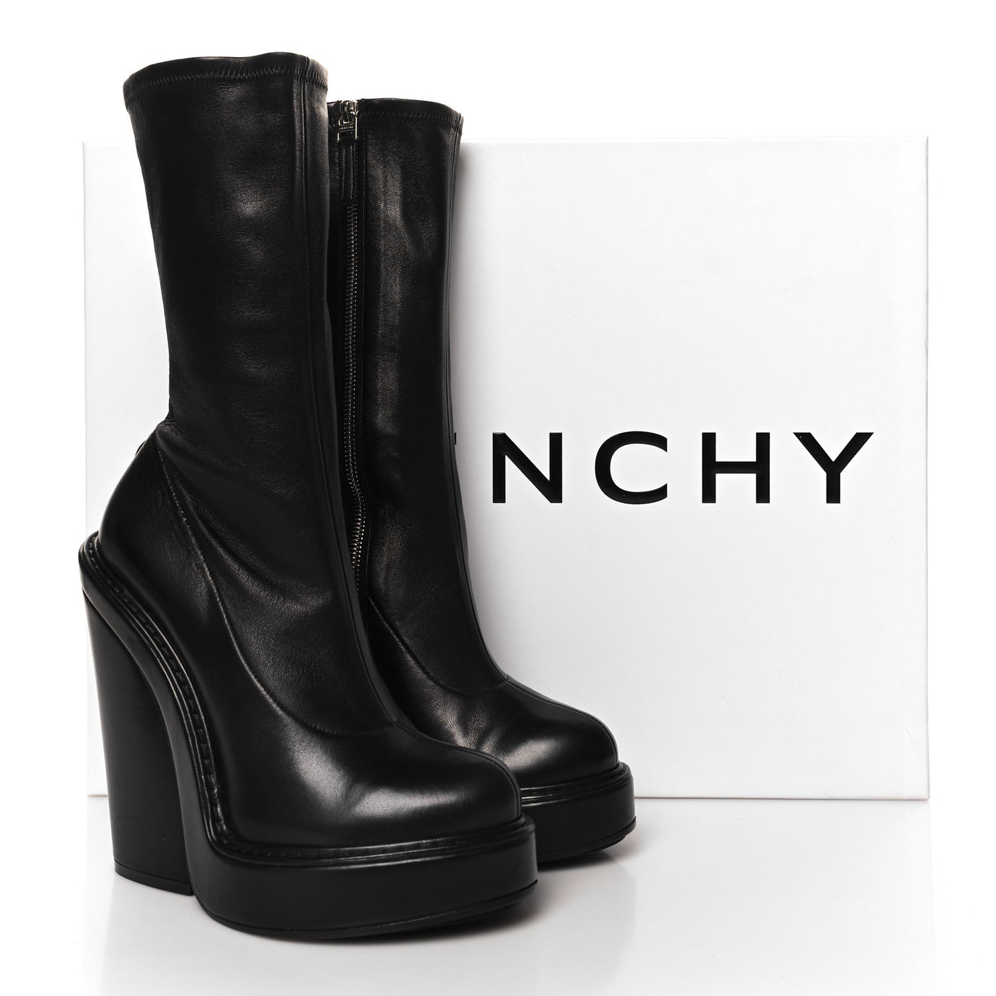Lambskin Look Book Boots 39 Black