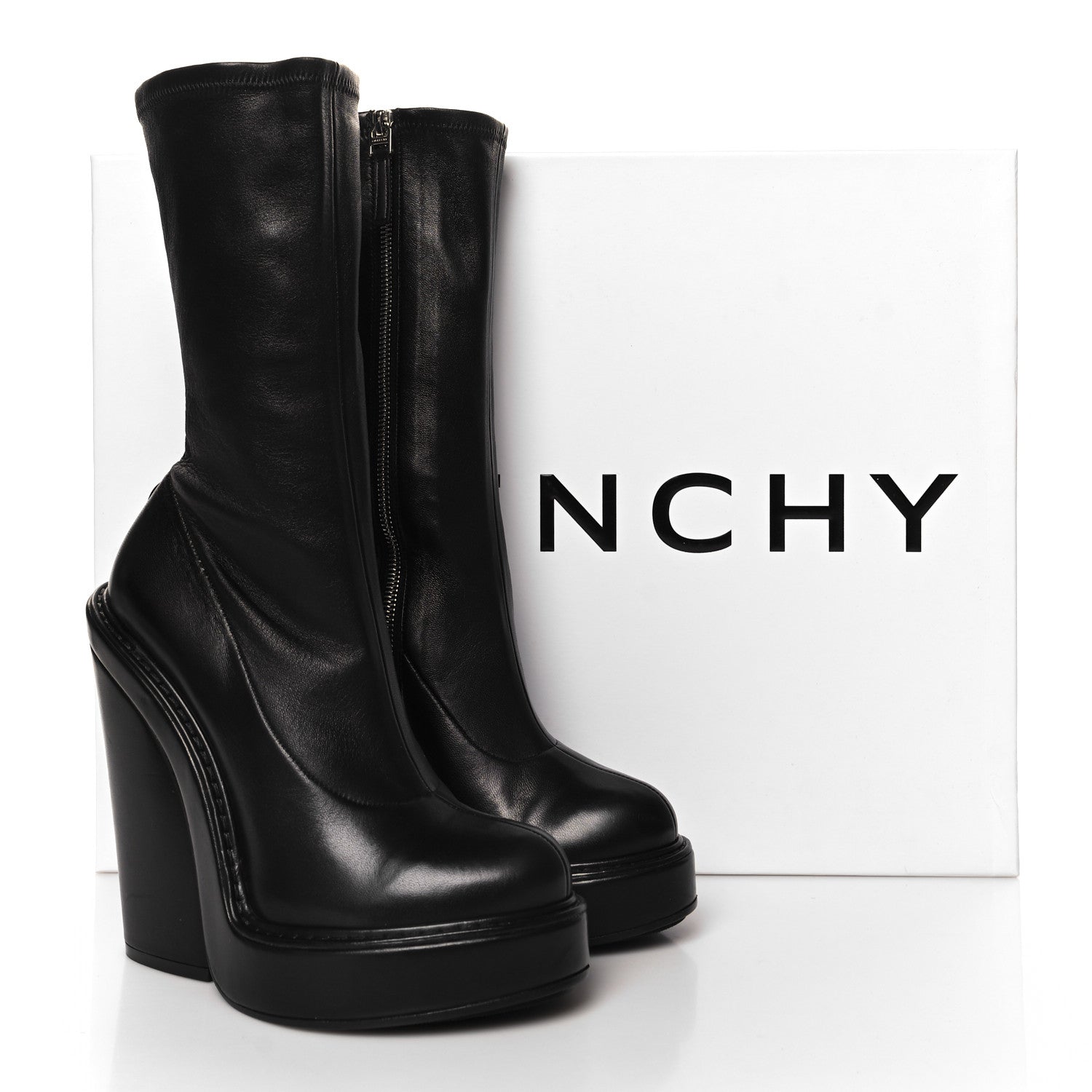 Givenchy Lambskin Look Book Boots 39 Black 8 of 8