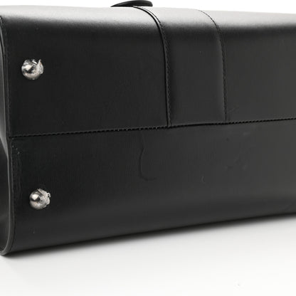 Delvaux Calfskin MM L'Humour Brillant Satchel Black 12 of 13