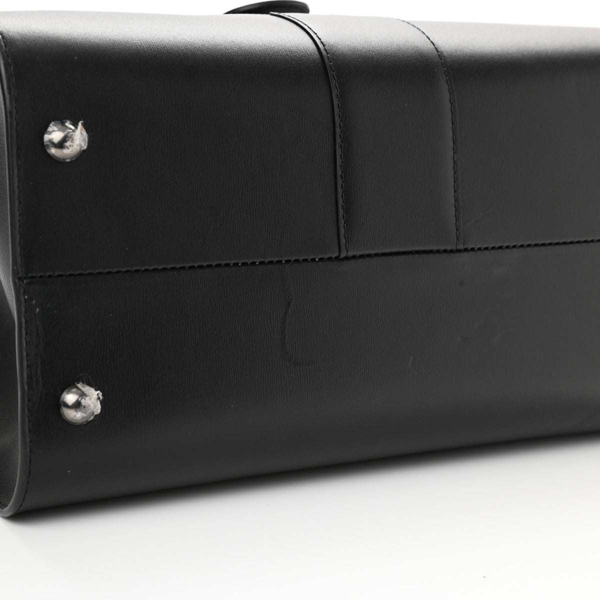 Delvaux Box Calfskin L'Humour MM Brillant Satchel Black 12 of 13