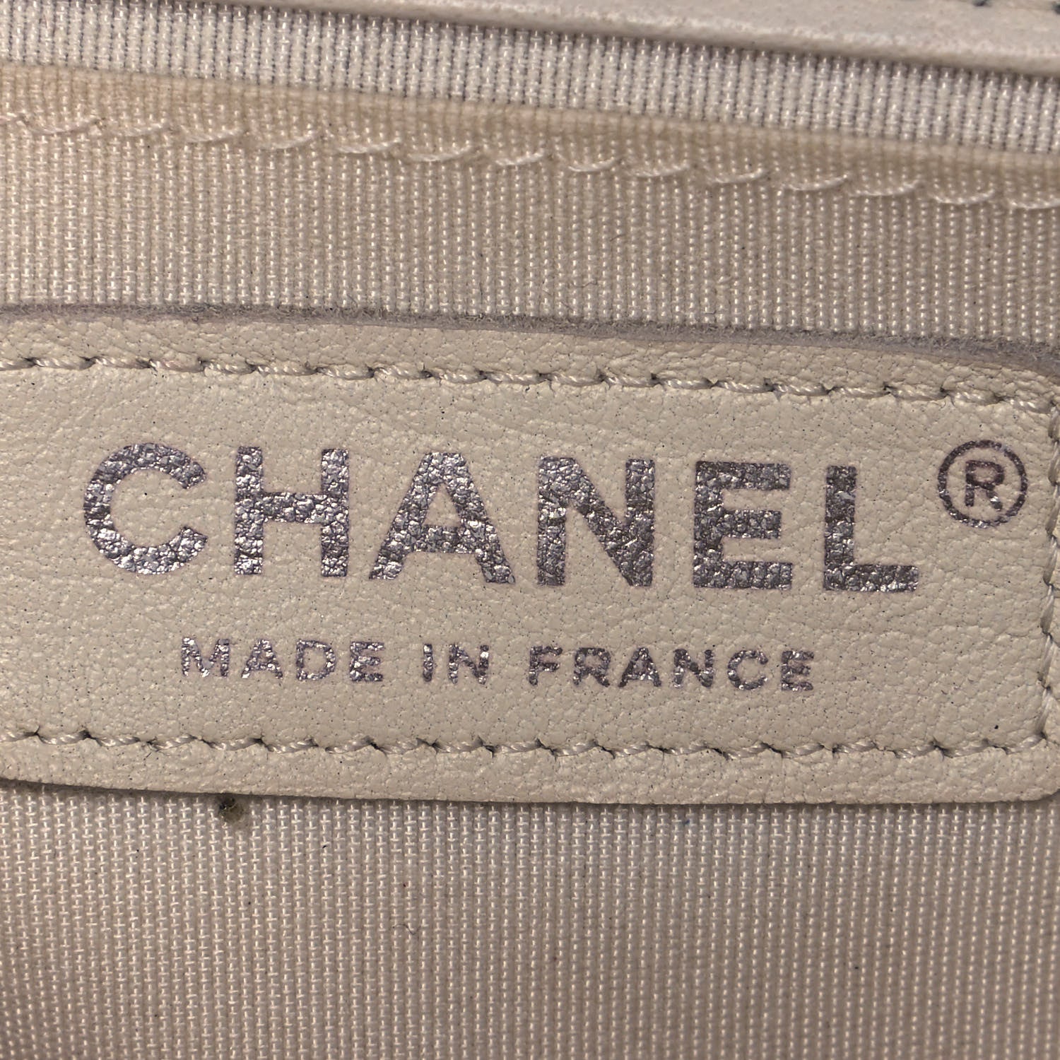 Chanel Lambskin Iridescent PVC Chevron Quilted Medium Boy Flap White Silver 6 of 15