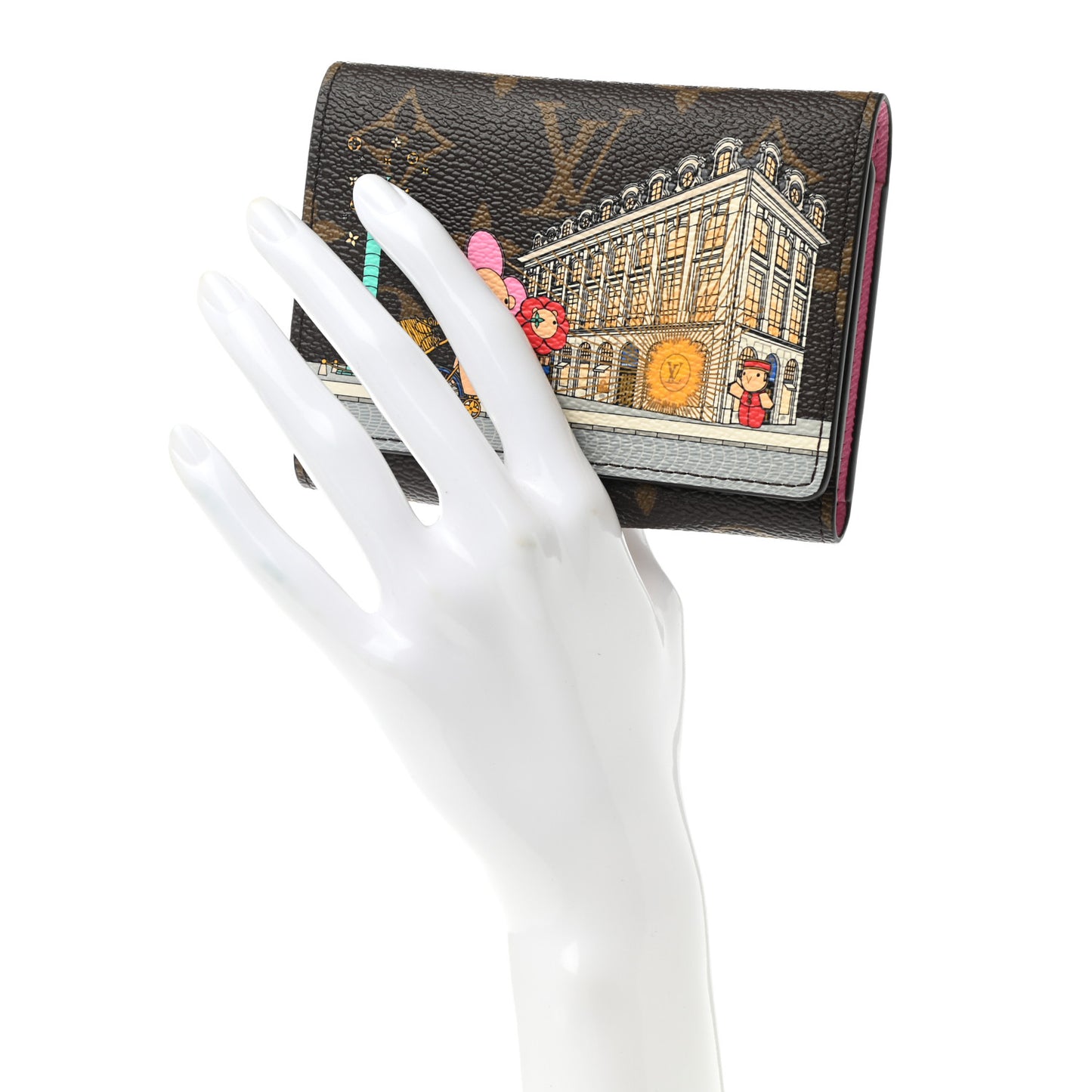 Monogram 2022 Christmas Animation Paris Victorine Wallet Pink