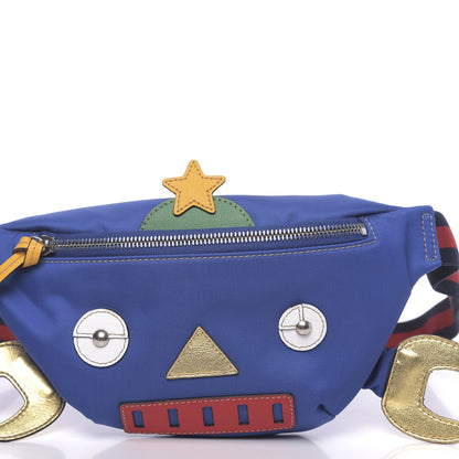 Gucci Nylon Childrens Robot Belt Bag Blue 8 of 10