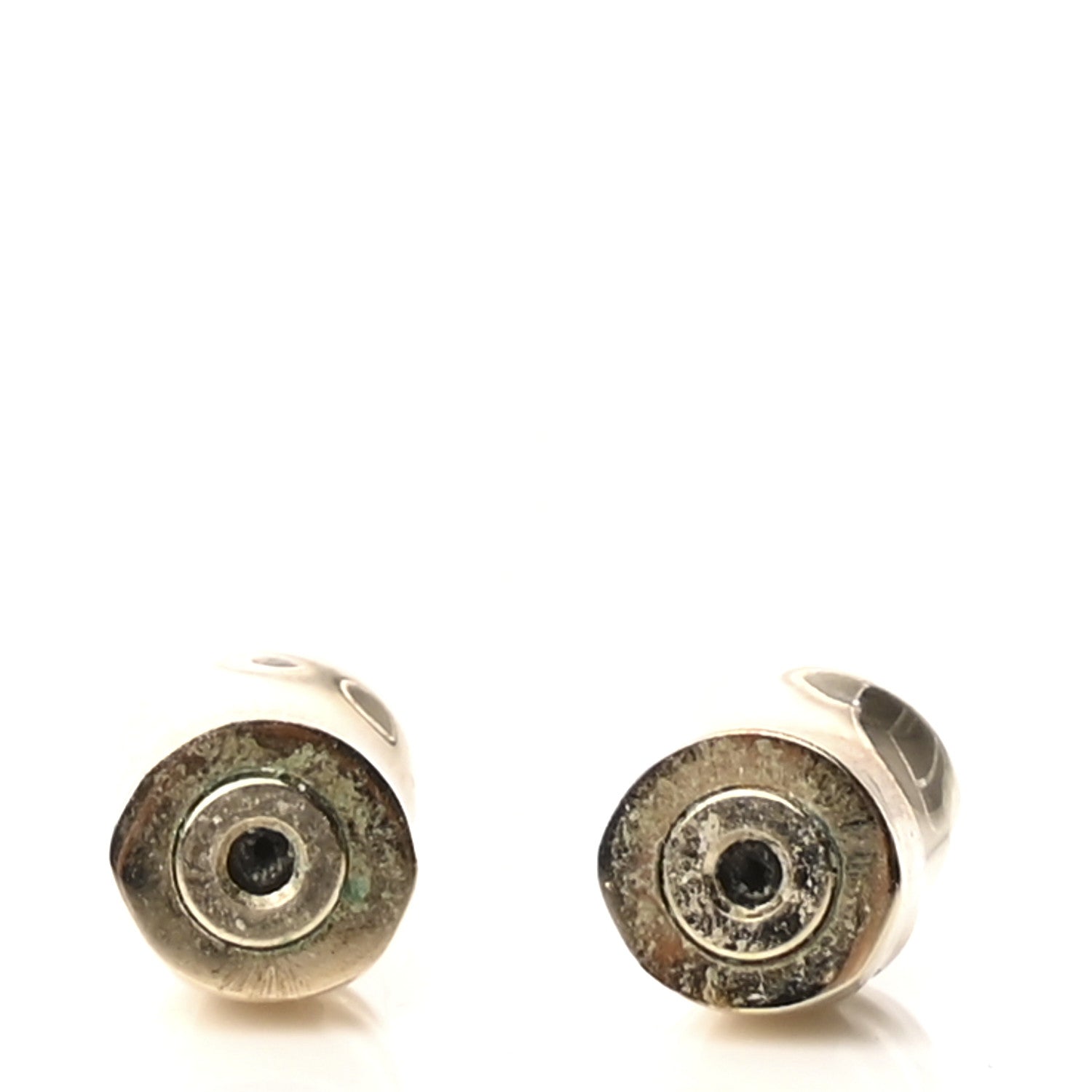 Chanel Metal Large CC Earrings Light Gold 5 of 5