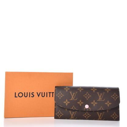 Louis Vuitton Monogram Emilie Wallet Rose Ballerine 8 of 8