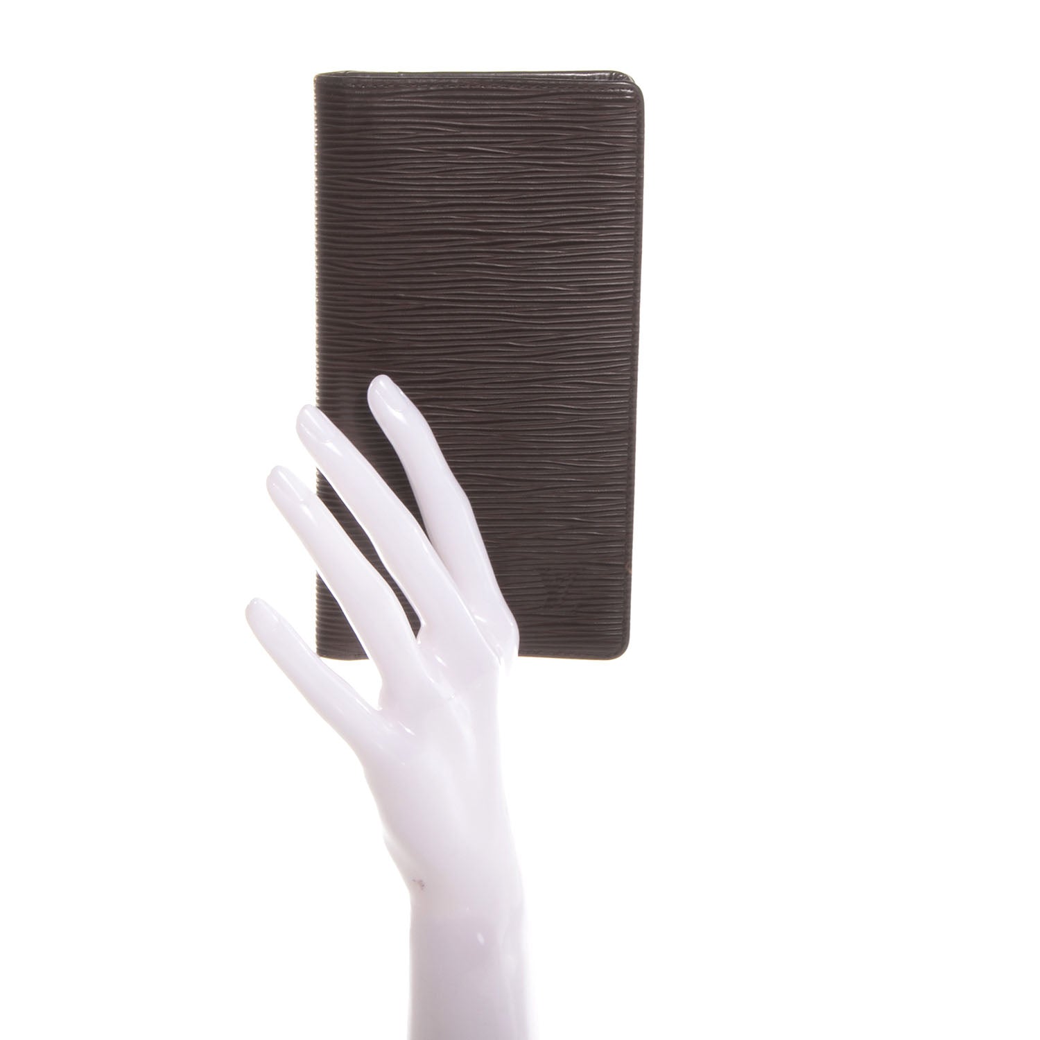 Louis Vuitton Epi Porte-Cartes Credit Yen Wallet Moka 2 of 6