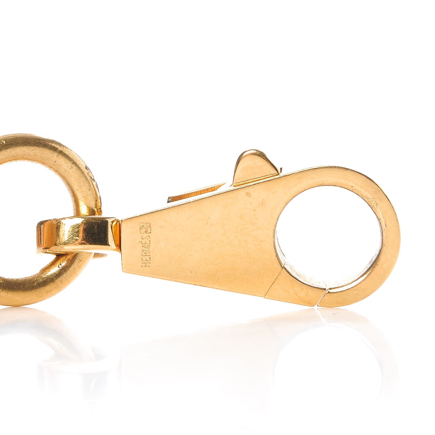 Hermes Ostrich Kelly Retourne 32 Gold 32 of 33