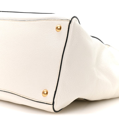 Prada Vitello Daino Shopping Tote Talco 10 of 10