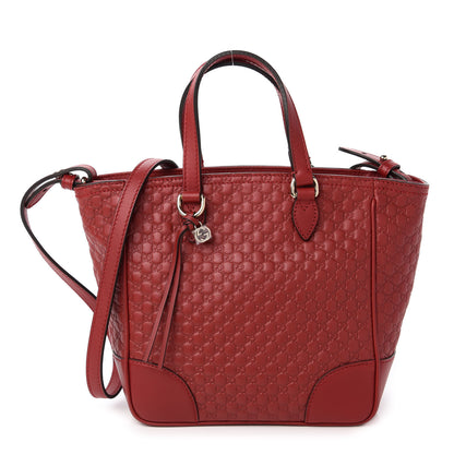 Gucci Microguccissima Small Bree Tote Red 1 of 10