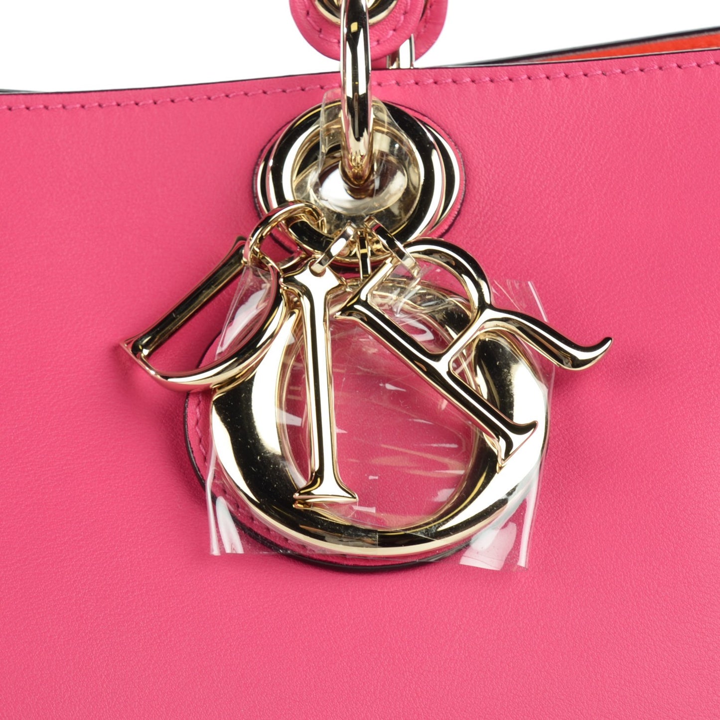 Smooth Calfskin Large Diorissimo Fuchsia
