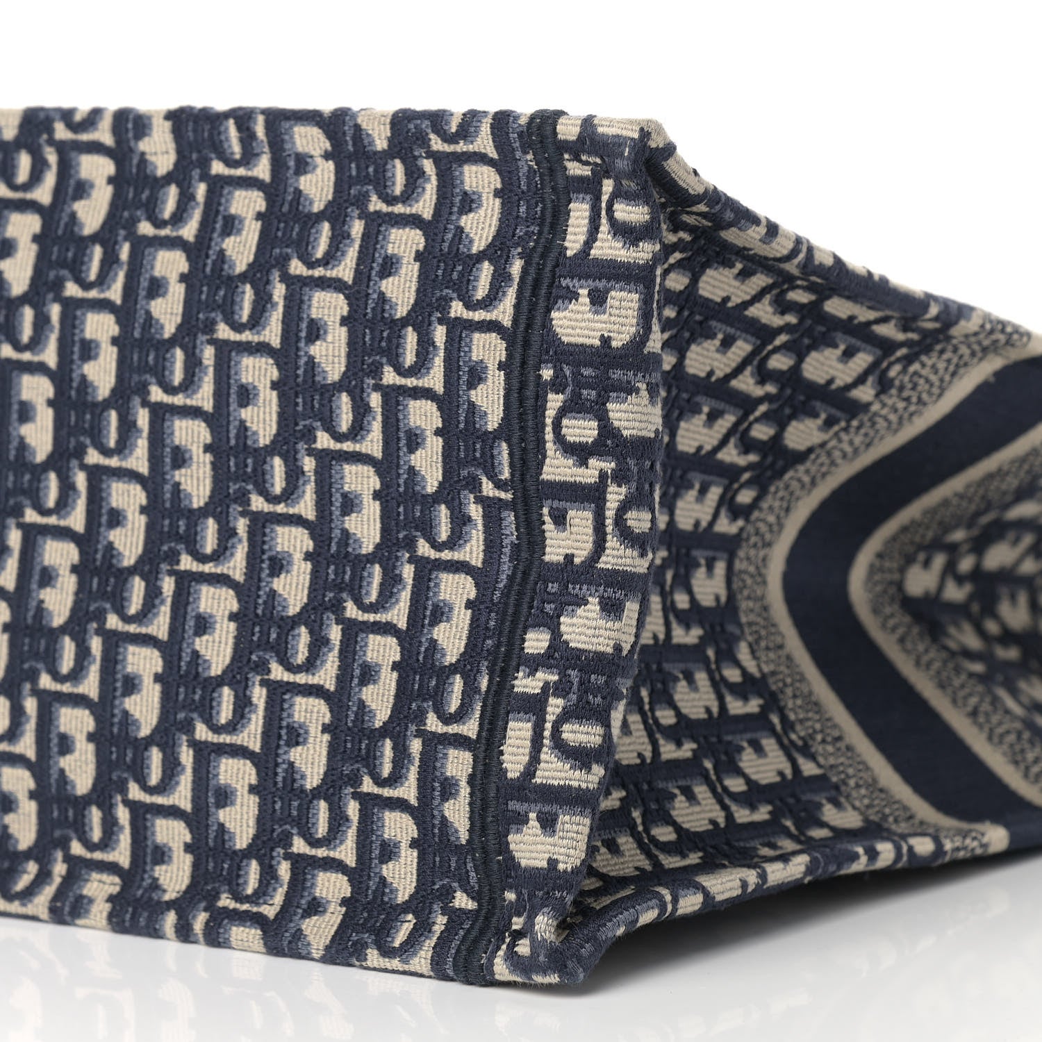 Christian Dior Oblique Book Tote Blue Multicolor 9 of 11
