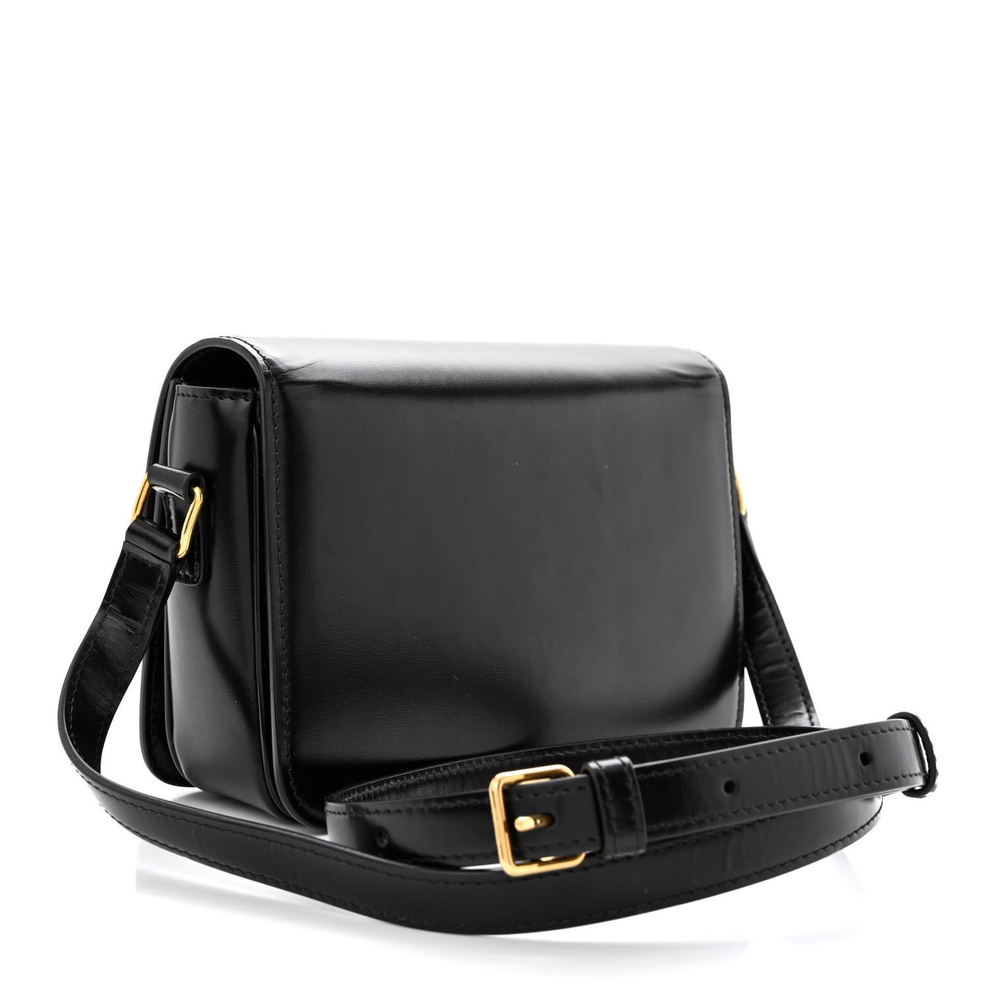 Shiny Calfskin Teen Triomphe Black