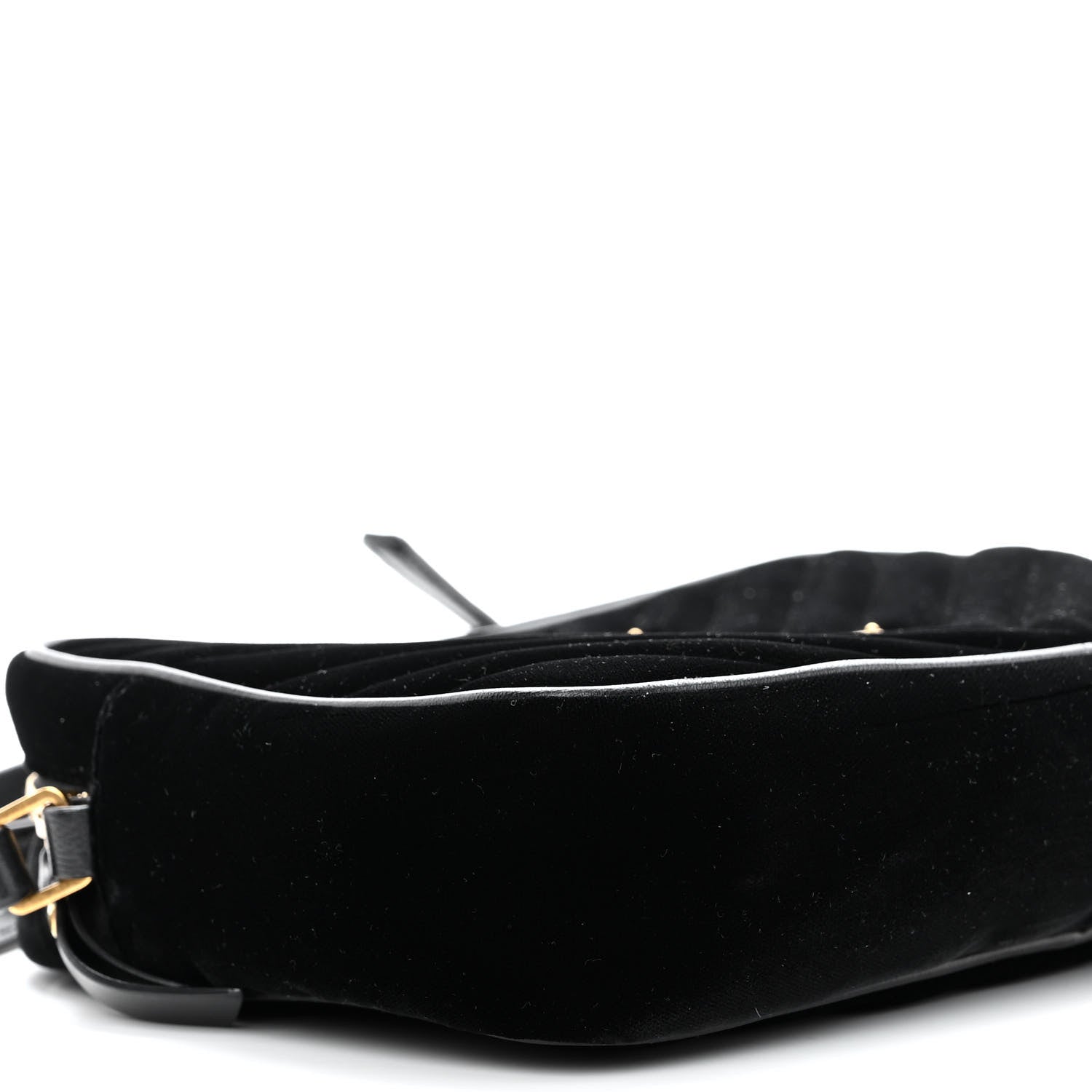 Saint Laurent Velvet Matelasse Monogram Lou Camera Bag Black 8 of 9