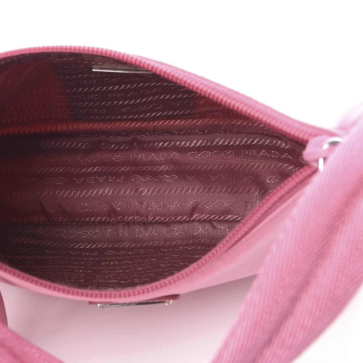 Prada Tessuto Nylon Mini Re-Edition 2000 Bag Begonia 5 of 11