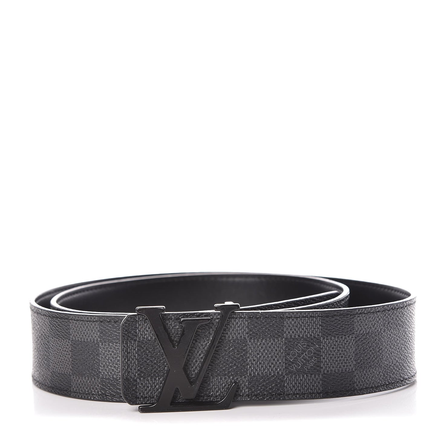 Damier Graphite LV Initiales Belt 100 40