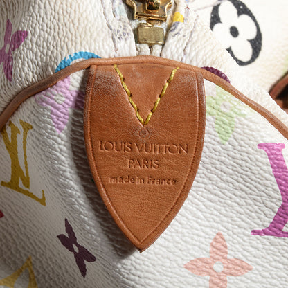 Louis Vuitton Monogram Multicolor Speedy 30 White 7 of 7